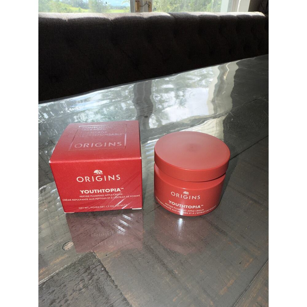 Origins YOUTHTOPIA™ Plumping Apple Face Moisturizer With Peptides NEW Full Size